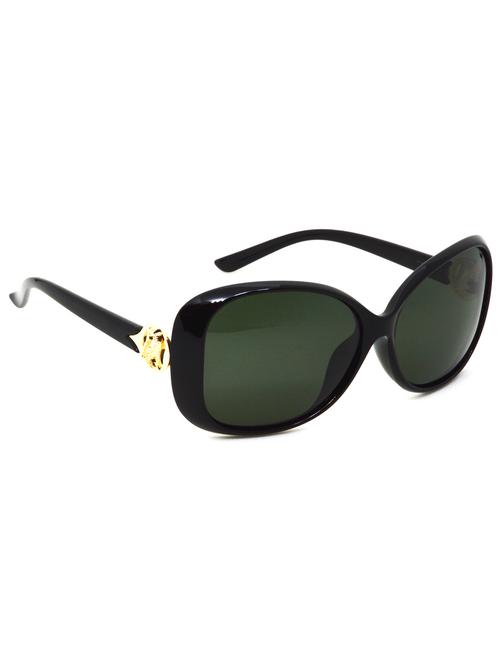 hrinkar men women boys & girls oval &  sunglasses multicolor frame, black lens (medium) - 18239271 -  Standard Image - 0
