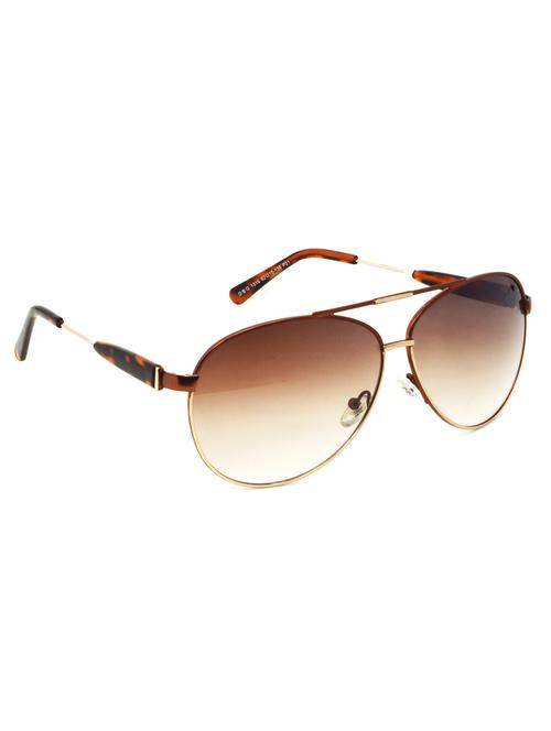 hrinkar men women boys & girls aviator & sunglasses multicolor frame, brown lens (medium) - 18239274 - Standard Image - 0