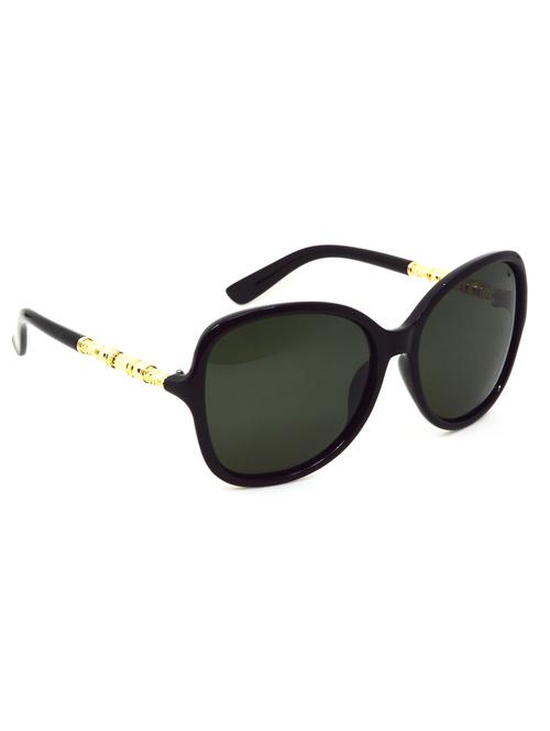 hrinkar men women boys & girls oval &  sunglasses multicolor frame, black lens (medium) - 18239277 -  Standard Image - 0