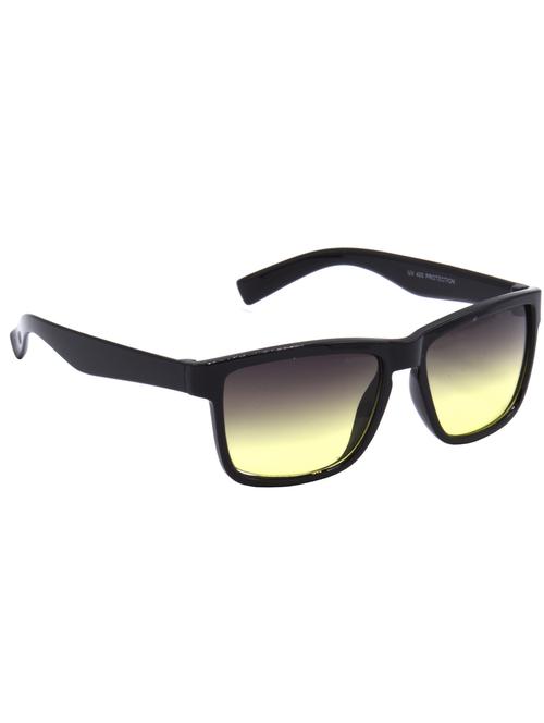 hrinkar men women boys & girls rectangular & sunglasses blue frame, blue lens (medium) - 18239299 - Standard Image - 0