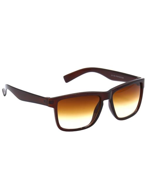 hrinkar men women boys & girls rectangular &  sunglasses blue frame, blue lens (medium) - 18239300 -  Standard Image - 0