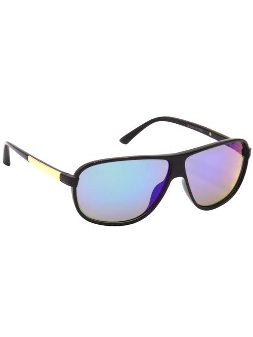 hrinkar men women boys & girls wayfarer & sunglasses black frame, multicolor lens (medium) - 18239319 - Standard Image - 0