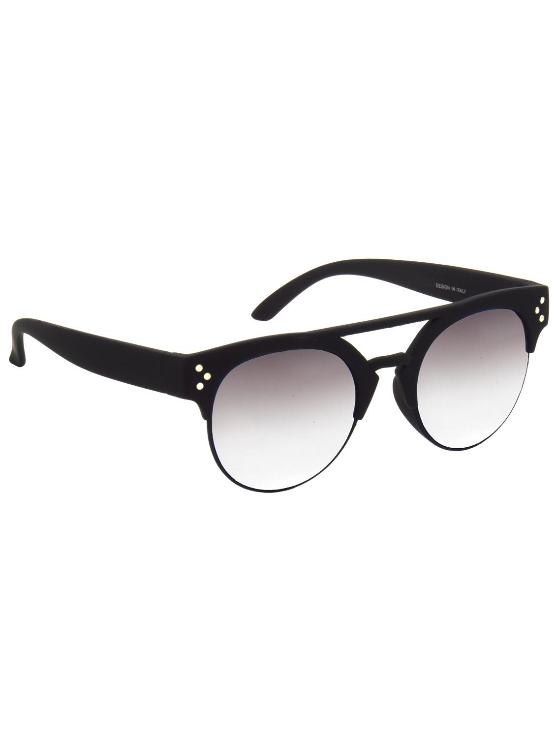 hrinkar men women boys & girls clubmaster &  sunglasses black frame, green lens (medium) - 18239331 -  Zoom Image - 0