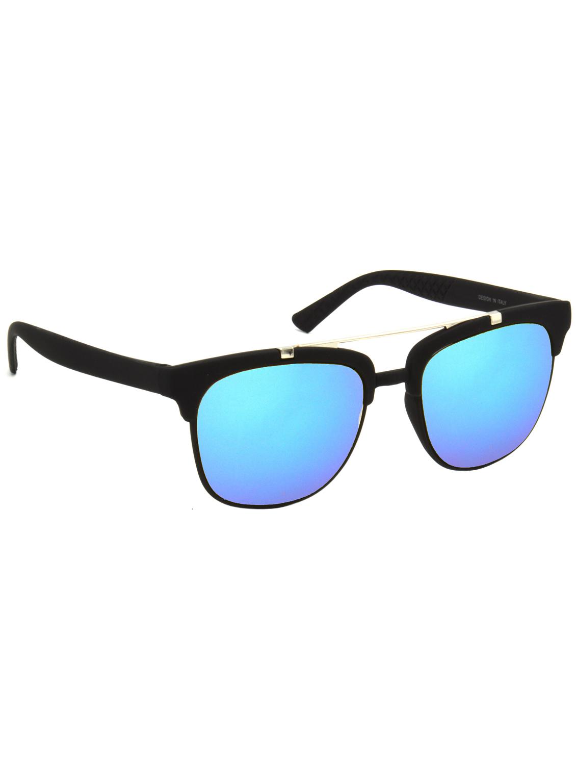 hrinkar men women boys & girls clubmaster & sunglasses black frame, multicolor lens (medium) - 18239333 - Zoom Image - 0