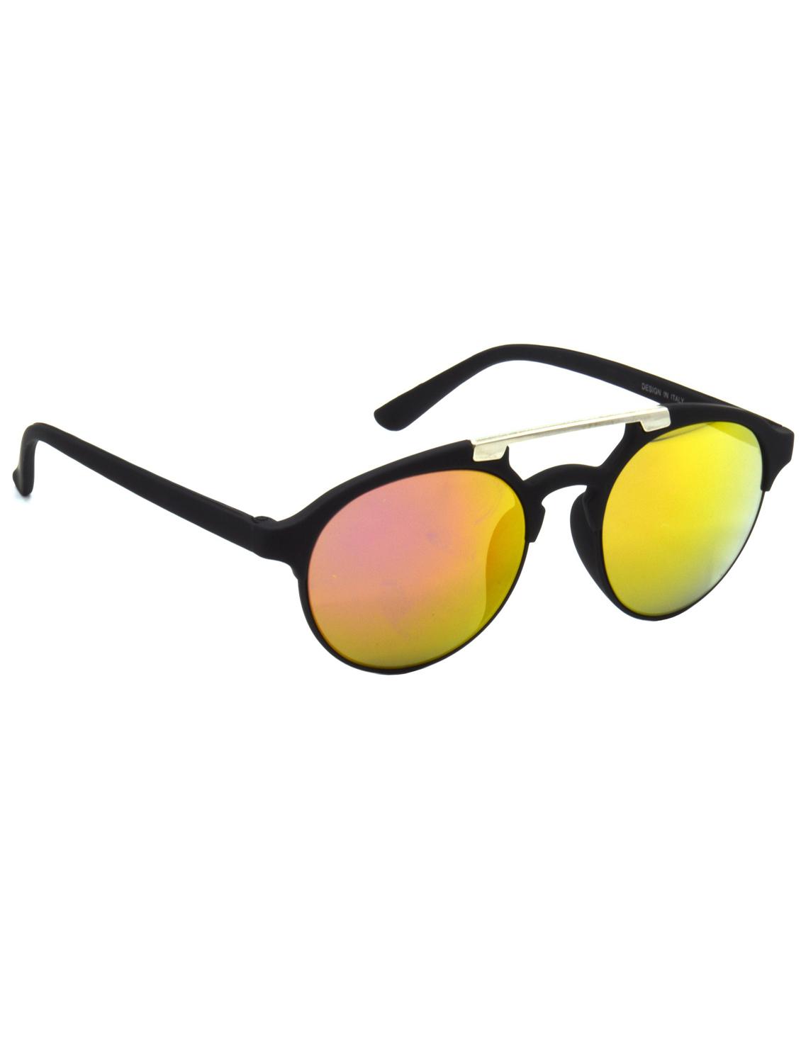 hrinkar men women boys & girls aviator &  sunglasses black frame, multicolor lens (medium) - 18239337 -  Zoom Image - 0