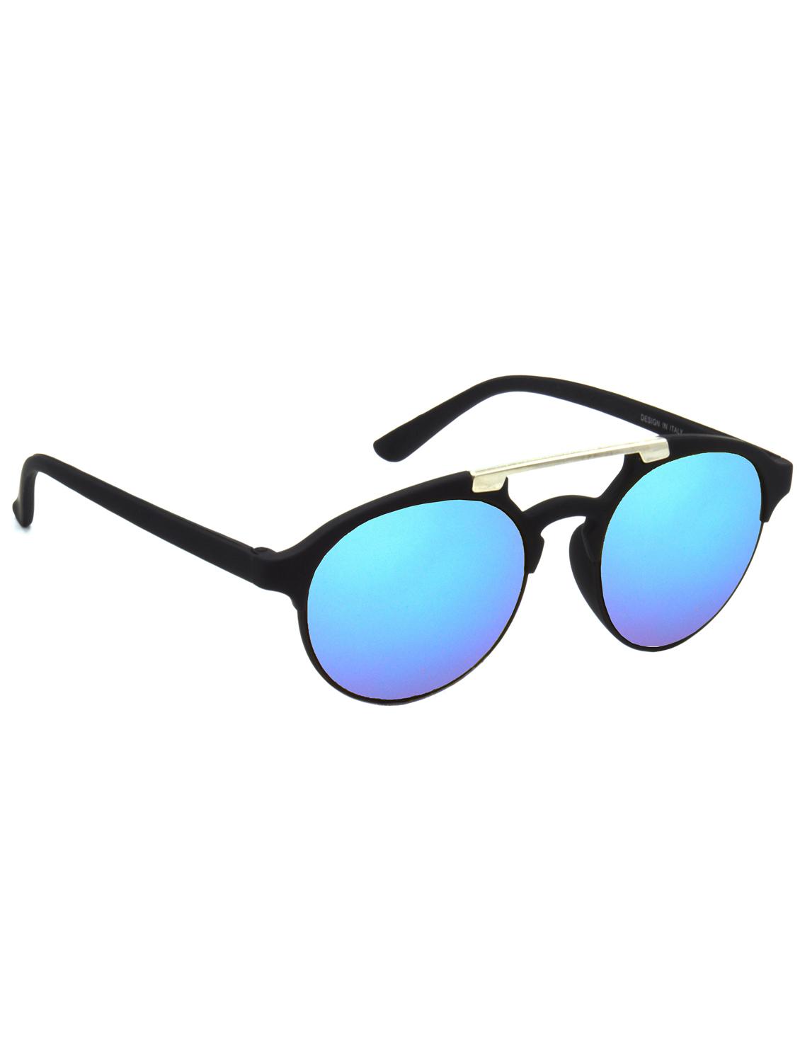hrinkar men women boys & girls aviator & sunglasses black frame, multicolor lens (medium) - 18239338 - Zoom Image - 0