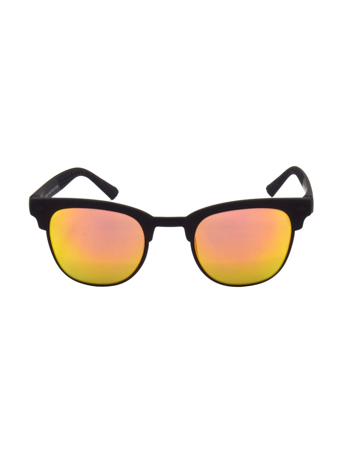 hrinkar men women boys & girls clubmaster &  sunglasses black frame, violet lens (medium) - 18239369 -  Zoom Image - 0