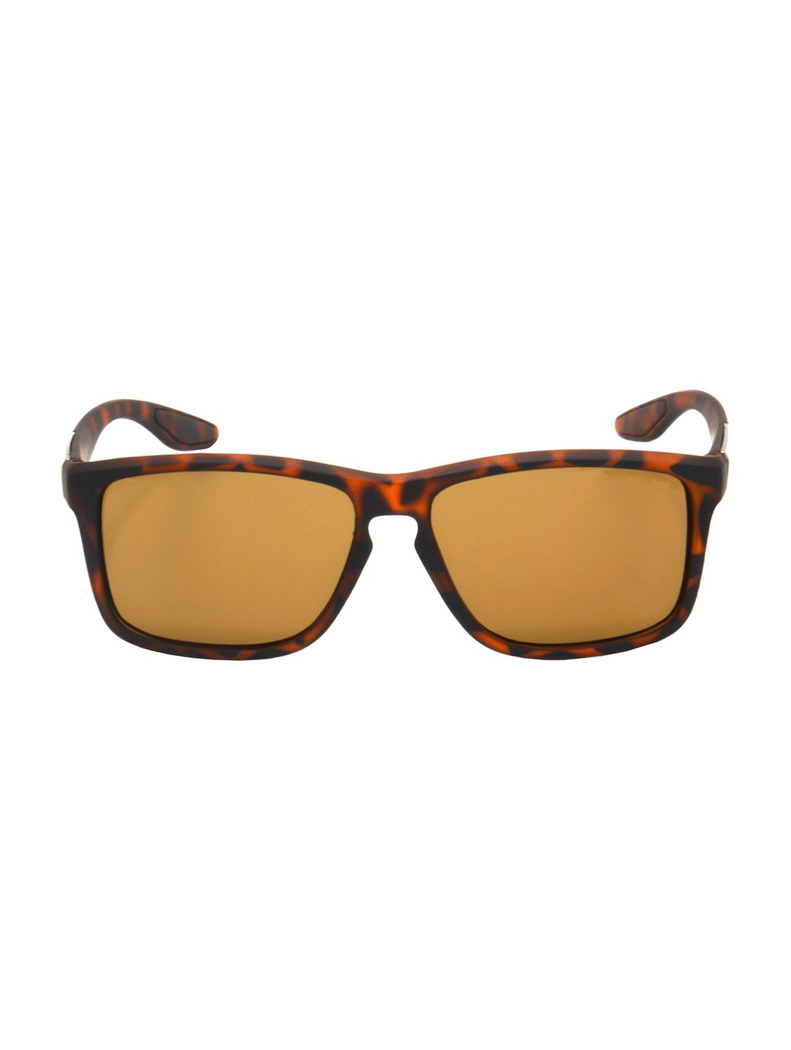 hrinkar men women boys & girls retro square &  sunglasses brown frame, brown lens (medium) - 18239430 -  Zoom Image - 0