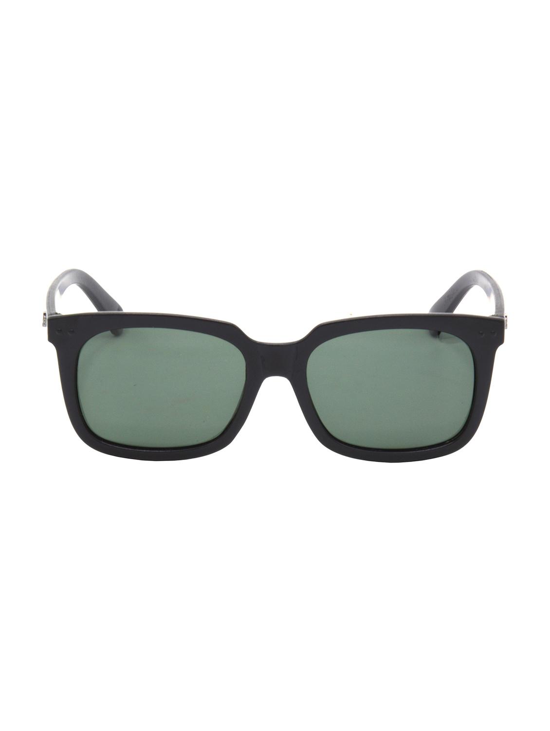 hrinkar men women boys & girls wayfarer  &  sunglasses black frame, green lens (medium) - 18239467 -  Zoom Image - 0