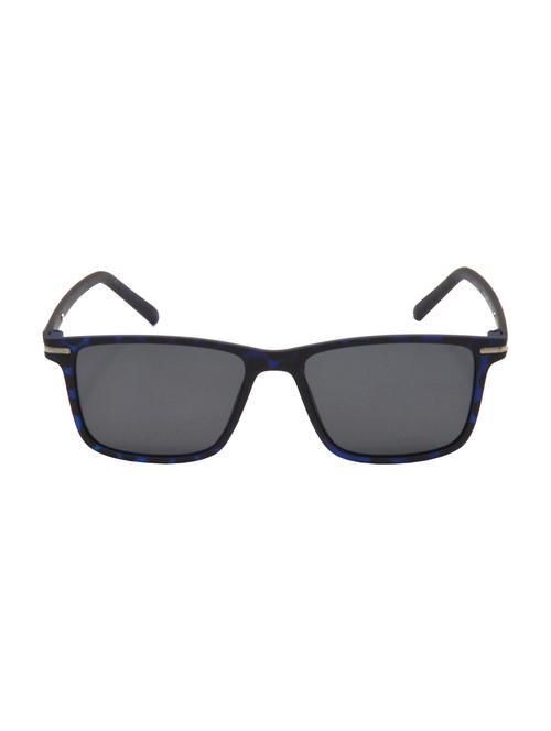 hrinkar men women boys & girls retro square & sunglasses black frame, black lens (medium) - 18239492 - Standard Image - 0