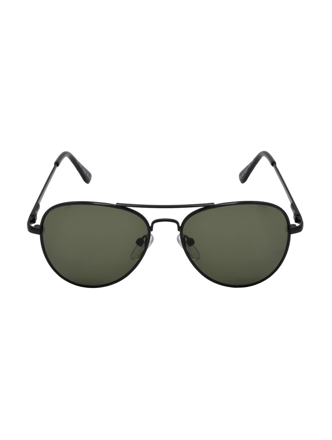 hrinkar men women boys & girls aviator &  sunglasses black frame, green lens (medium) - 18239525 -  Zoom Image - 0