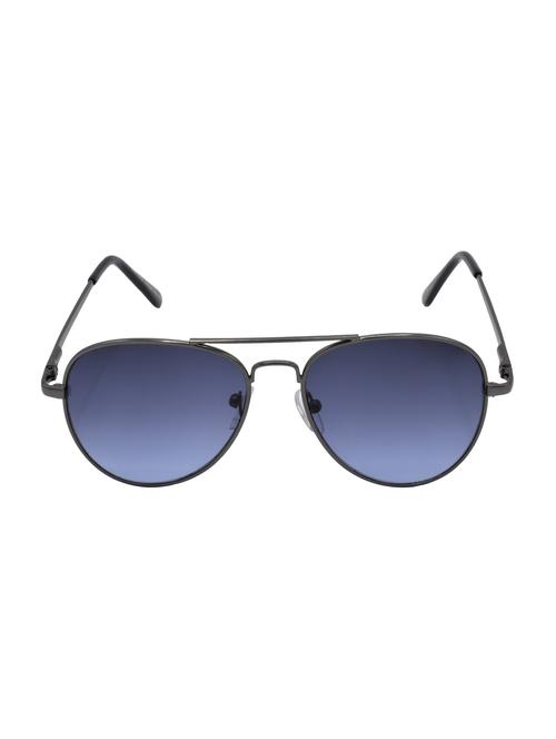 hrinkar men women boys & girls aviator &  sunglasses black frame, green lens (medium) - 18239528 -  Standard Image - 0