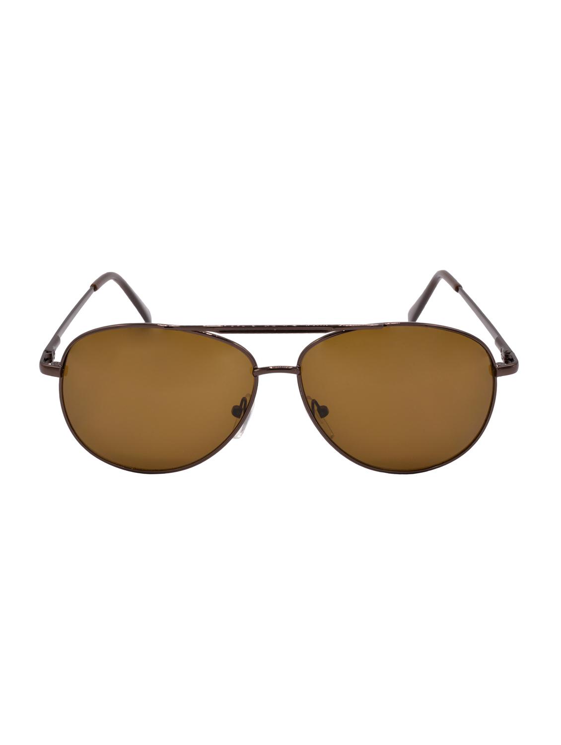 hrinkar men women boys & girls aviator &  sunglasses brown frame, brown lens (medium) - 18239537 -  Zoom Image - 0