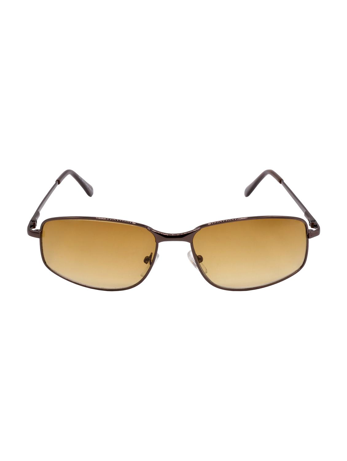 hrinkar men women boys & girls rectangular & sunglasses brown frame, clear lens (medium) - 18239565 - Zoom Image - 0