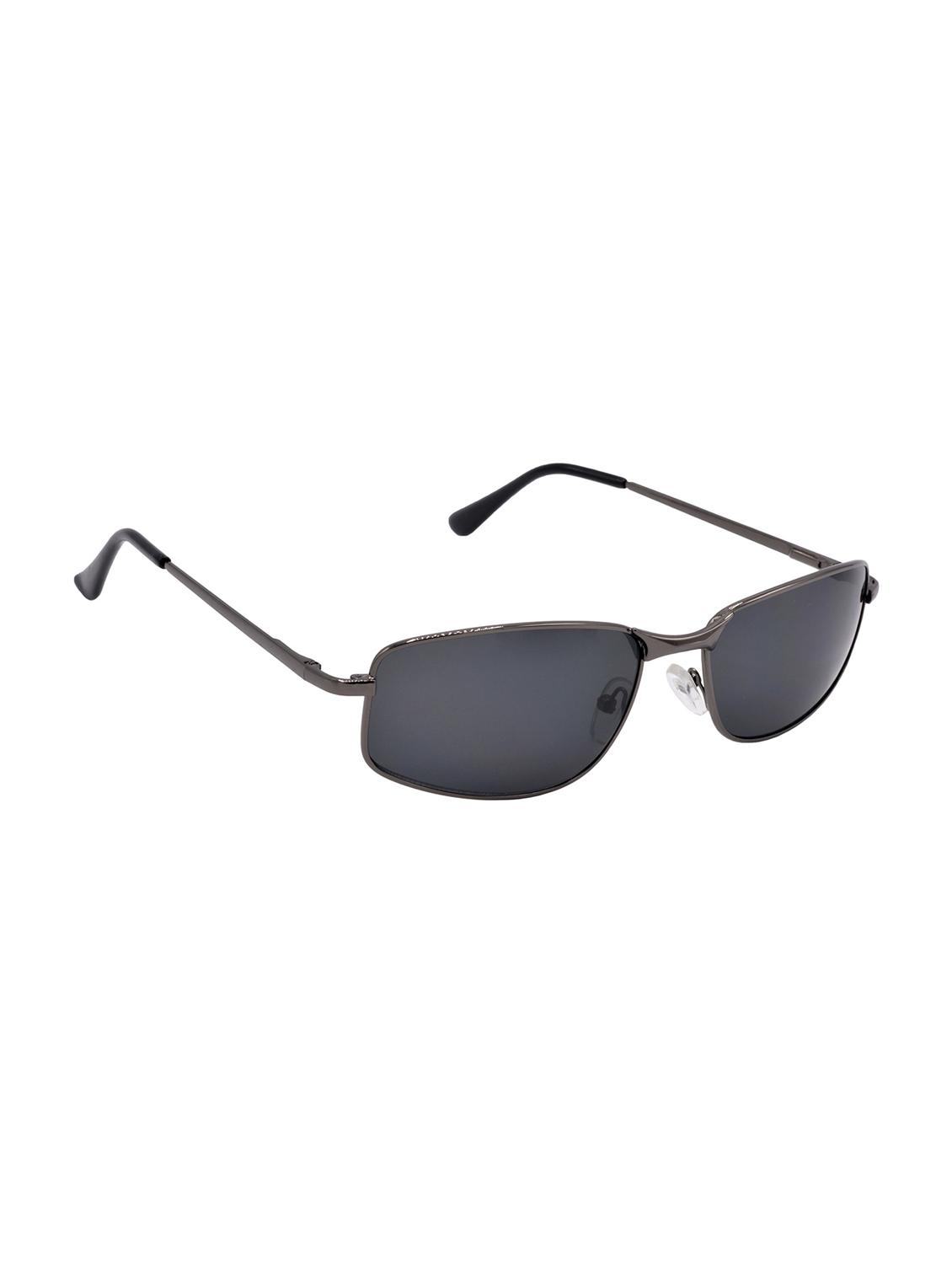 hrinkar men women boys & girls rectangular & sunglasses brown frame, brown lens (medium) - 18239569 - Standard Image - 3