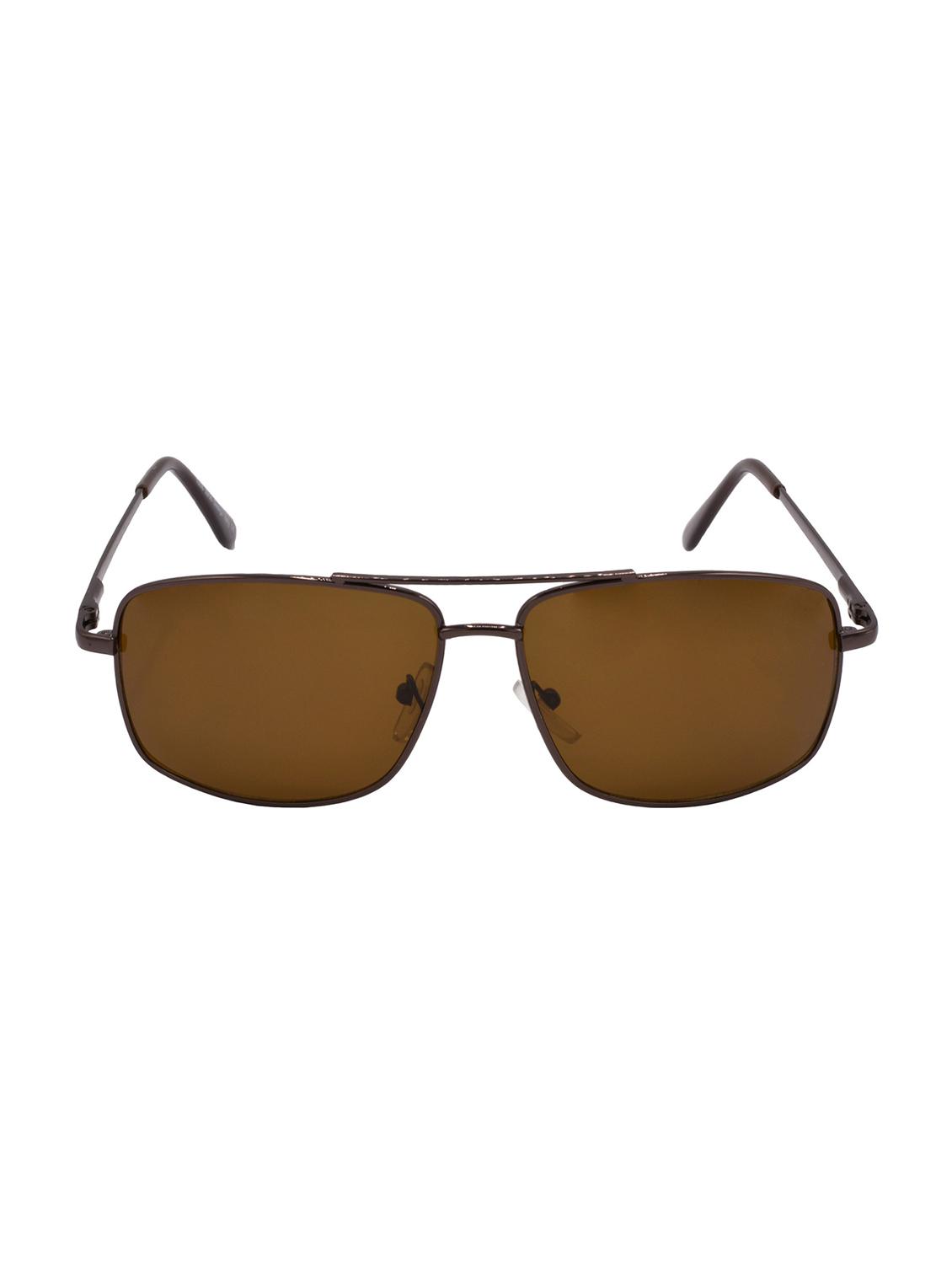 hrinkar men women boys & girls rectangular &  sunglasses brown frame, brown lens (medium) - 18239574 -  Zoom Image - 0