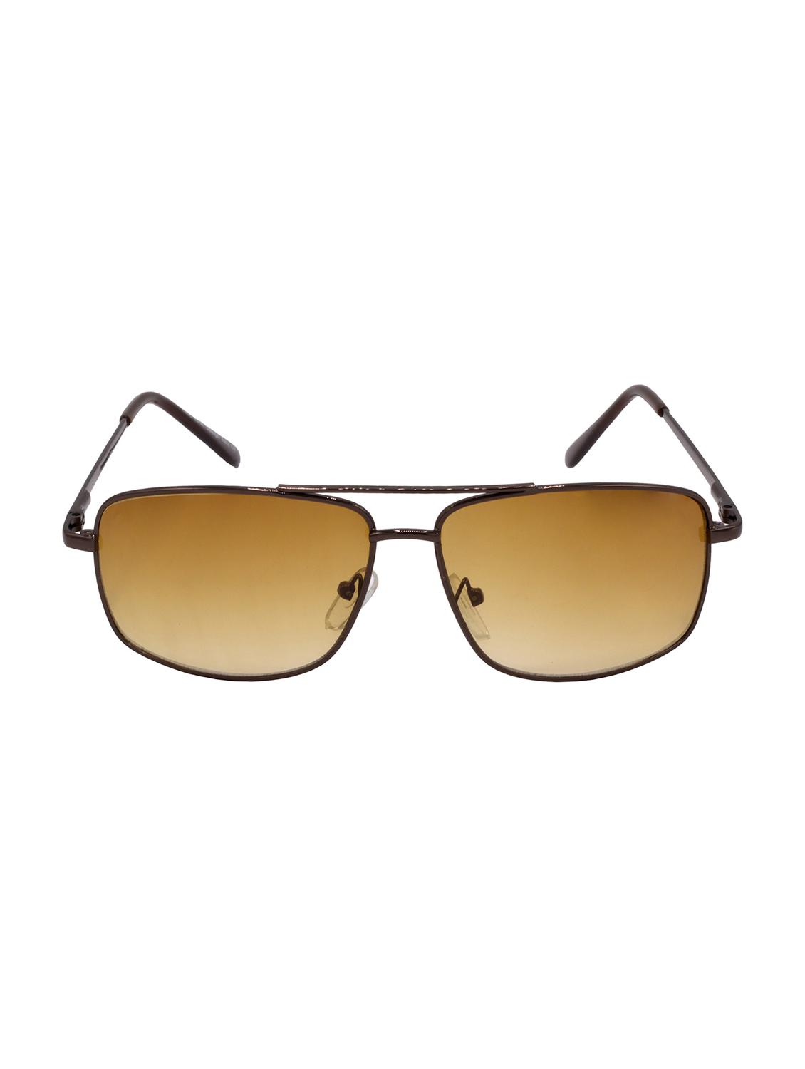 hrinkar men women boys & girls rectangular &  sunglasses brown frame, brown lens (medium) - 18239575 -  Zoom Image - 0
