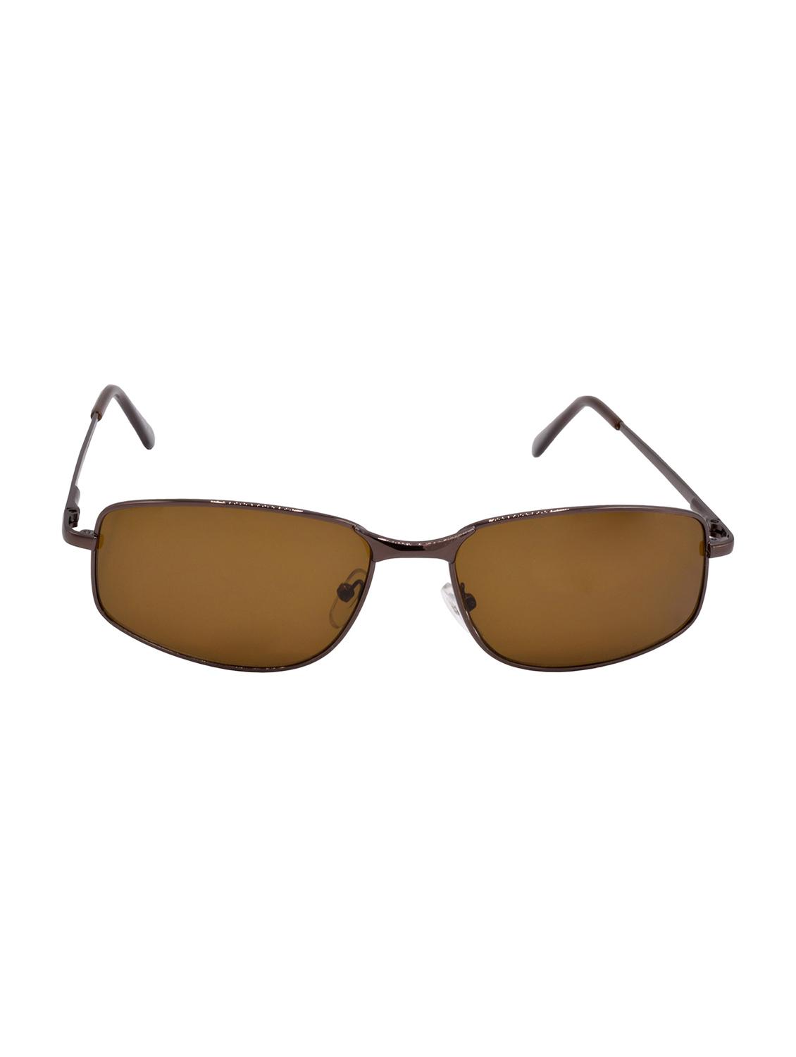 hrinkar men women boys & girls rectangular &  sunglasses brown frame, brown lens (medium) - 18239579 -  Zoom Image - 0