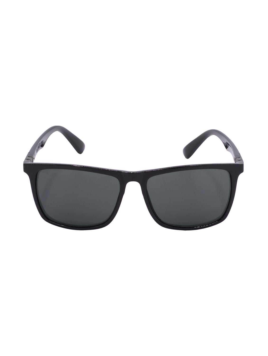 hrinkar men women boys & girls rectangular &  sunglasses black frame, grey lens (medium) - 18239601 -  Zoom Image - 0