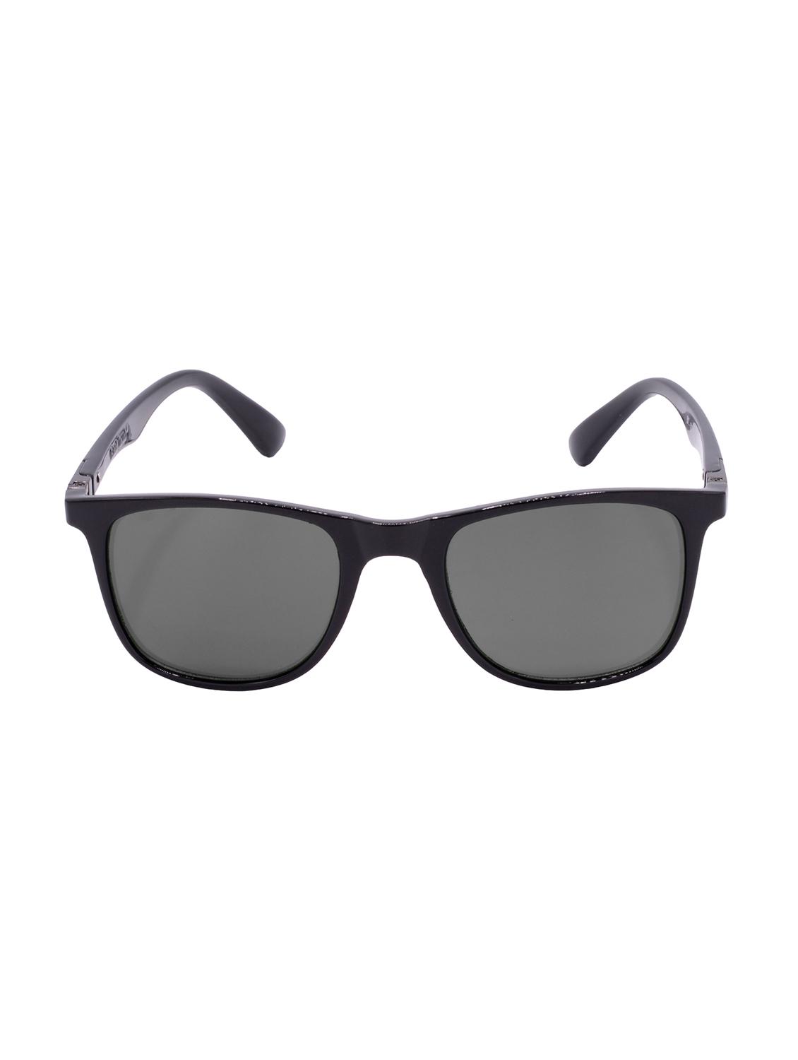 hrinkar men women boys & girls rectangular &  sunglasses black frame, grey lens (medium) - 18239609 -  Zoom Image - 0