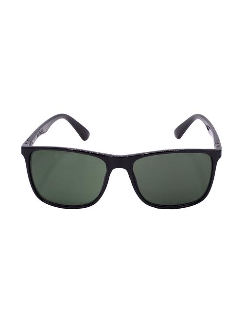 hrinkar men women boys & girls rectangular &  sunglasses black frame, grey lens (medium) - 18239612 -  Standard Image - 0