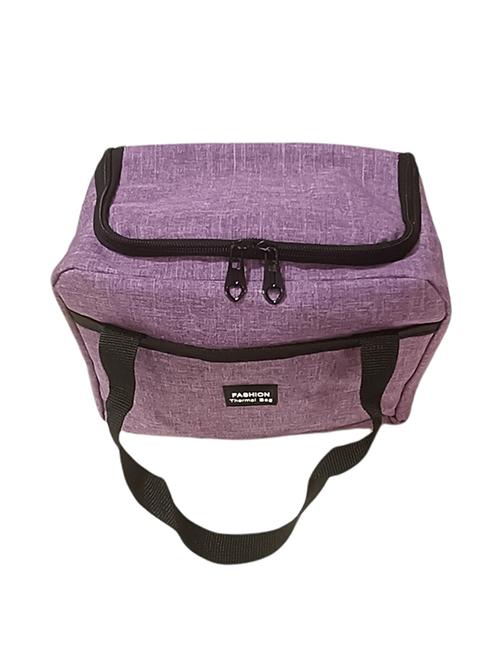 purple satin utility bag - 18239650 - Standard Image - 0
