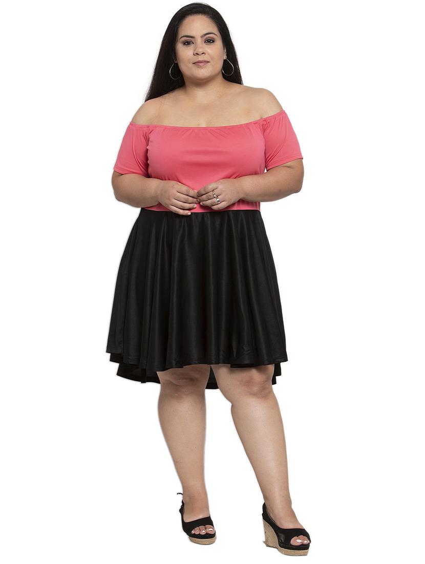 women's fit & flare geometric dress - 18239658 - Zoom Image - 0