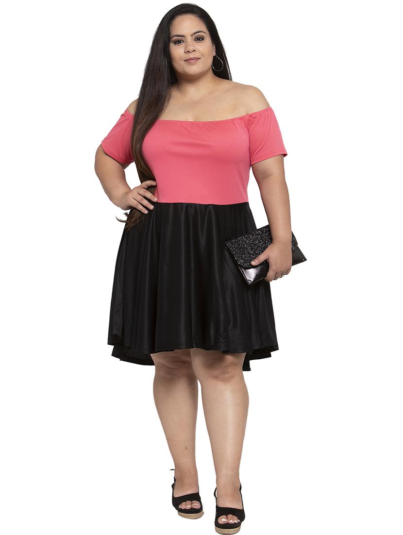 women's fit & flare geometric dress - 18239658 - Standard Image - 3