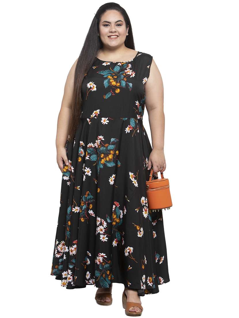 women's fit & flare floral dress - 18239689 -  Standard Image - 3
