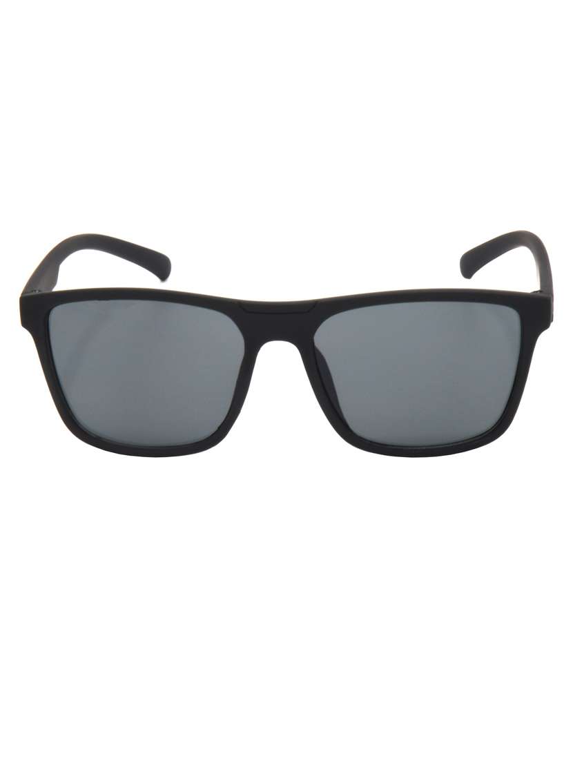 hrinkar men women boys & girls wayfarer  &  sunglasses black frame, grey lens (medium)