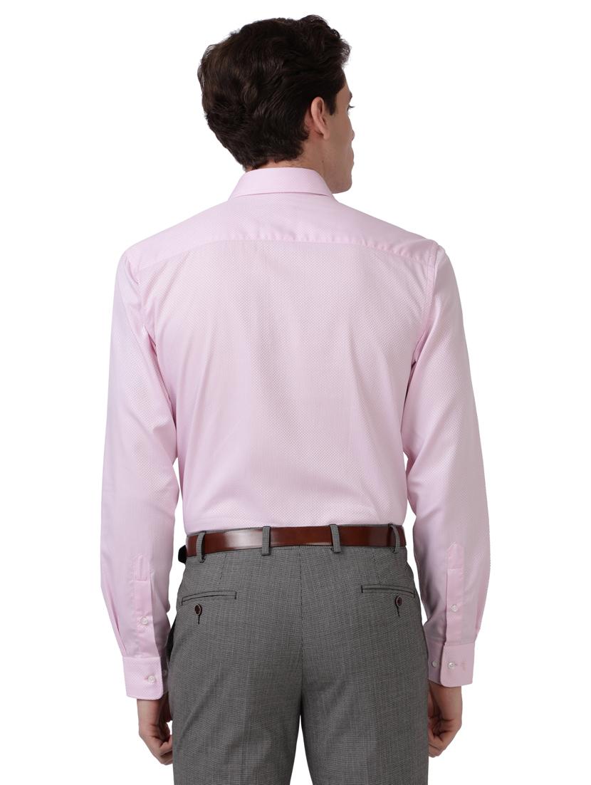 pink self-designed formal shirt - 18244480 - Standard Image - 3