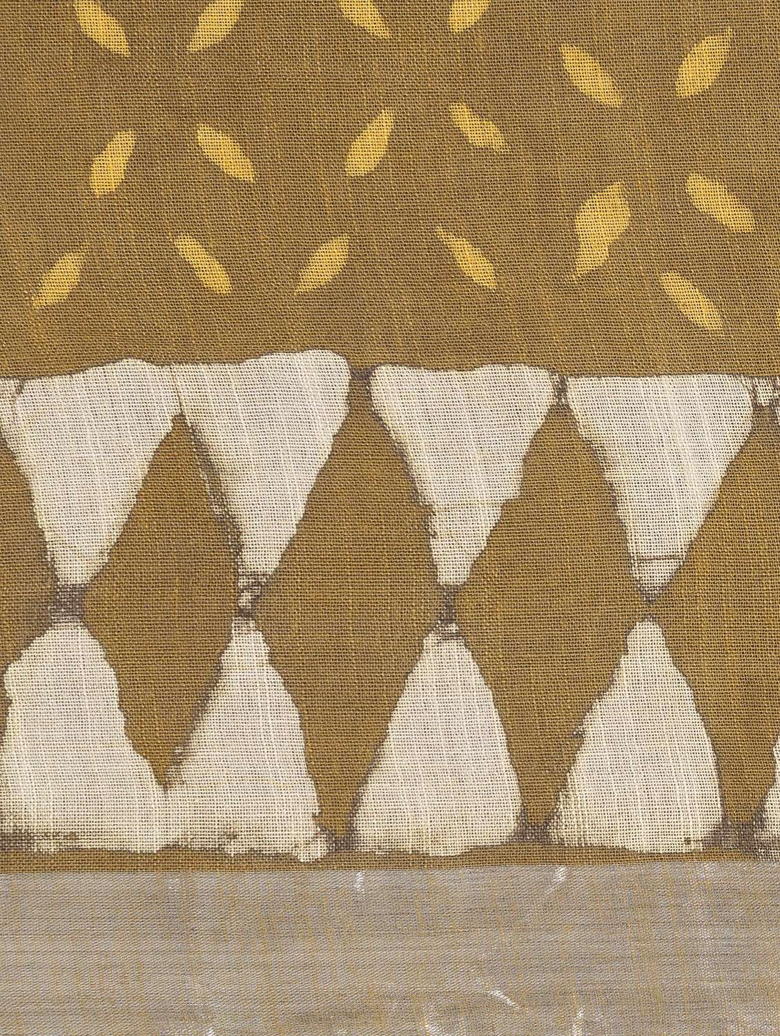 dabu printed saree  with blouse - 18244575 -  Standard Image - 3