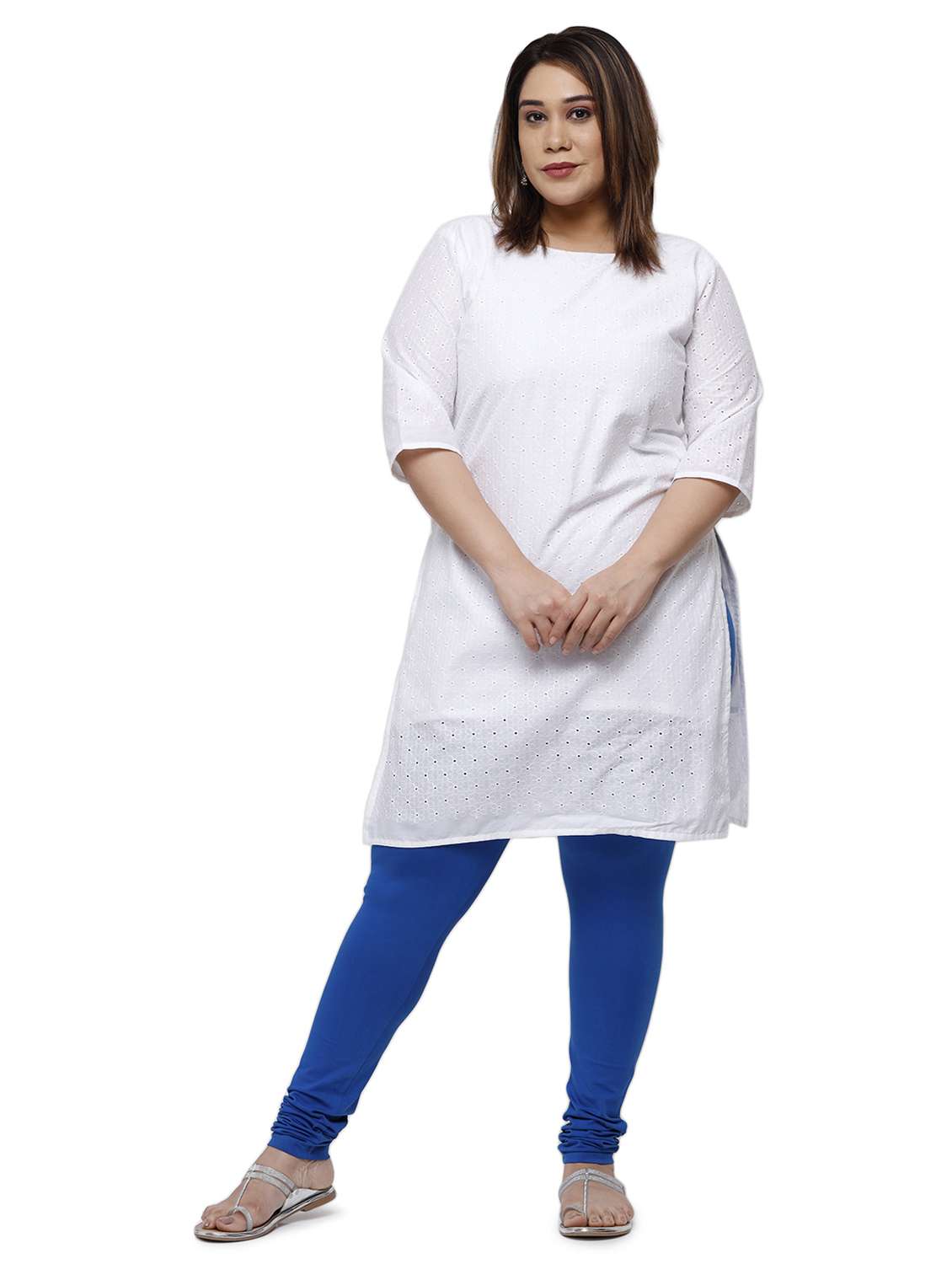 mid rise solid plus legging - 18246336 -  Standard Image - 3