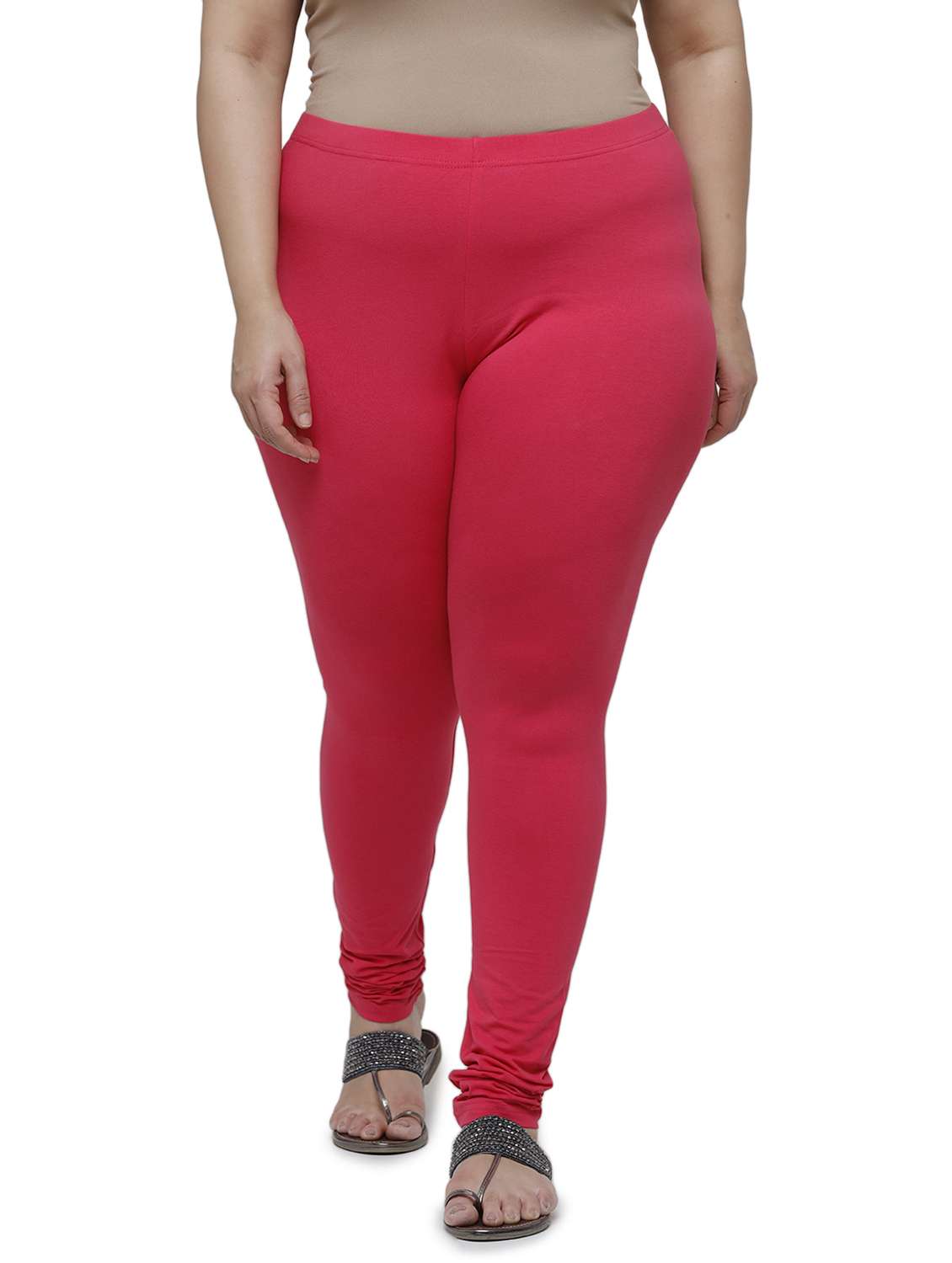 mid rise solid plus legging - 18246337 - Zoom Image - 0