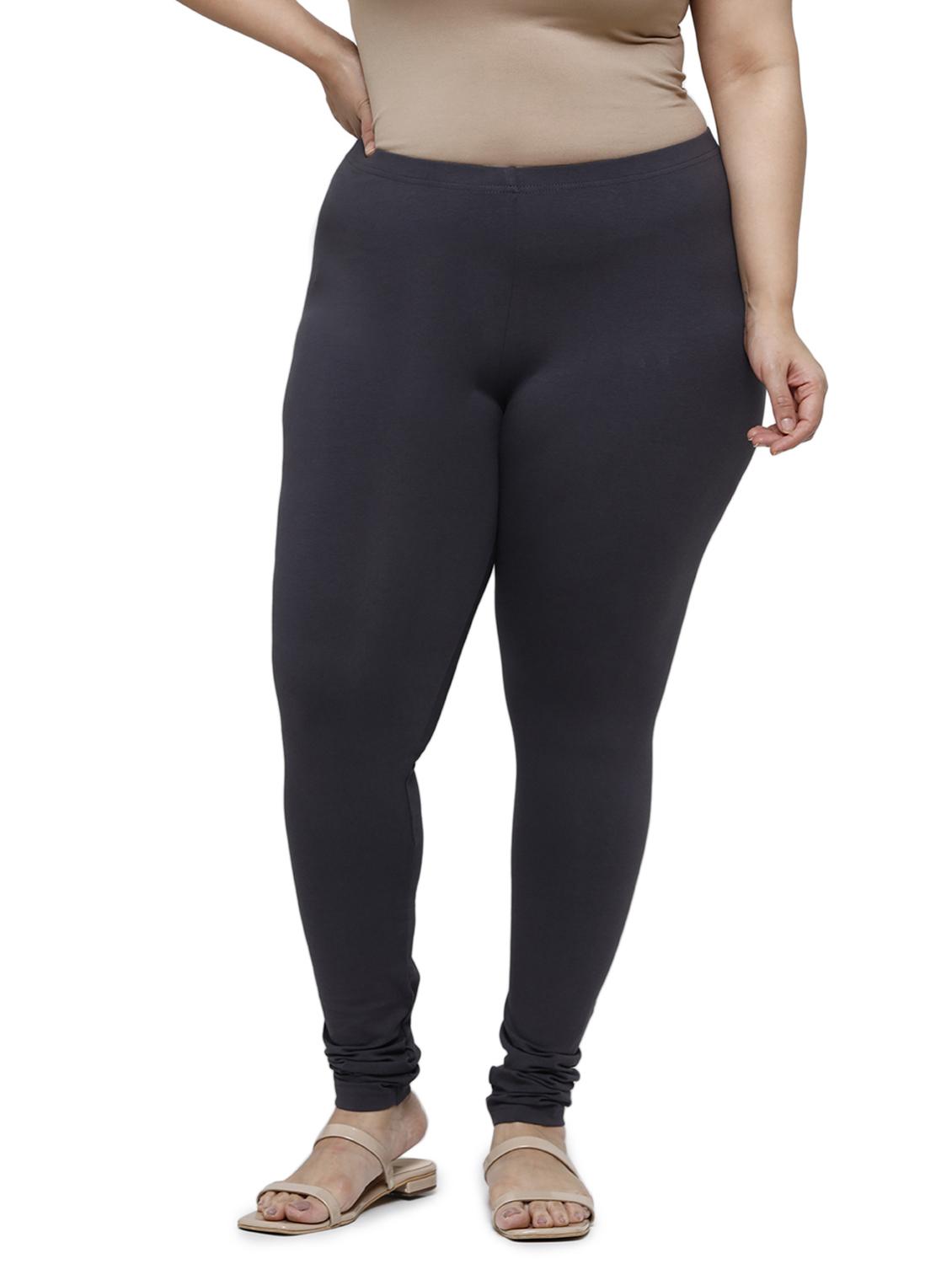 mid rise solid plus legging - 18246339 -  Zoom Image - 0