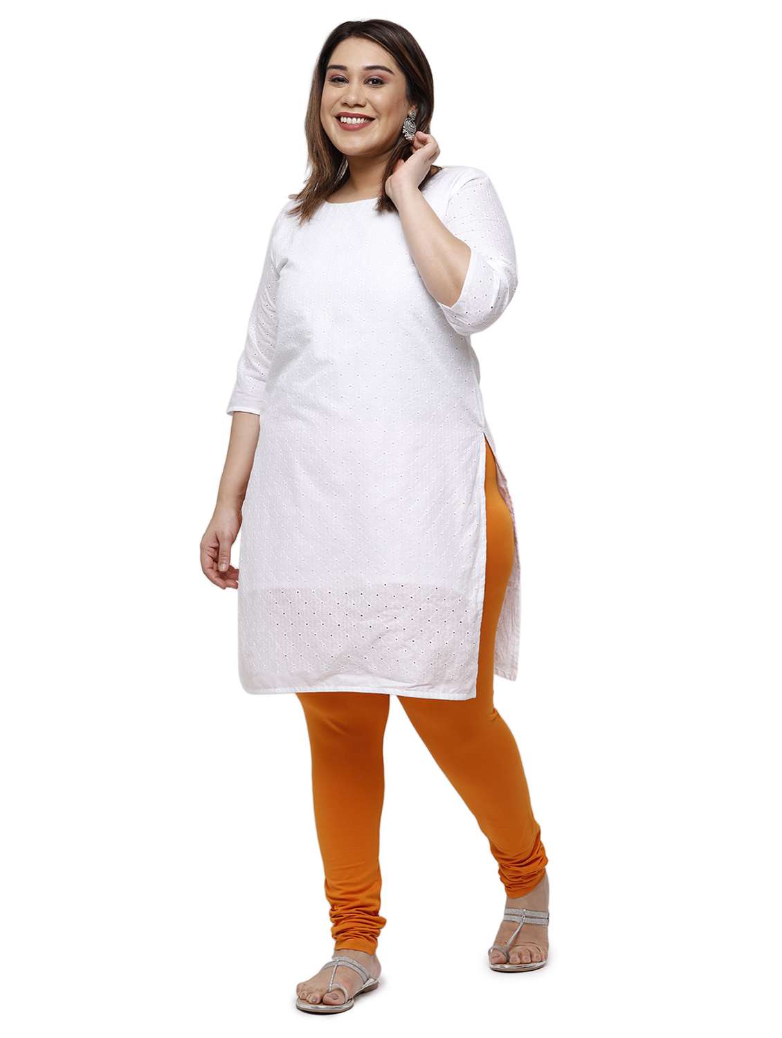 mid rise solid plus legging - 18246345 - Standard Image - 3