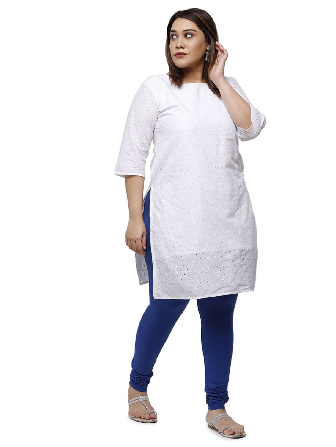 mid rise solid plus legging - 18246351 -  Standard Image - 3