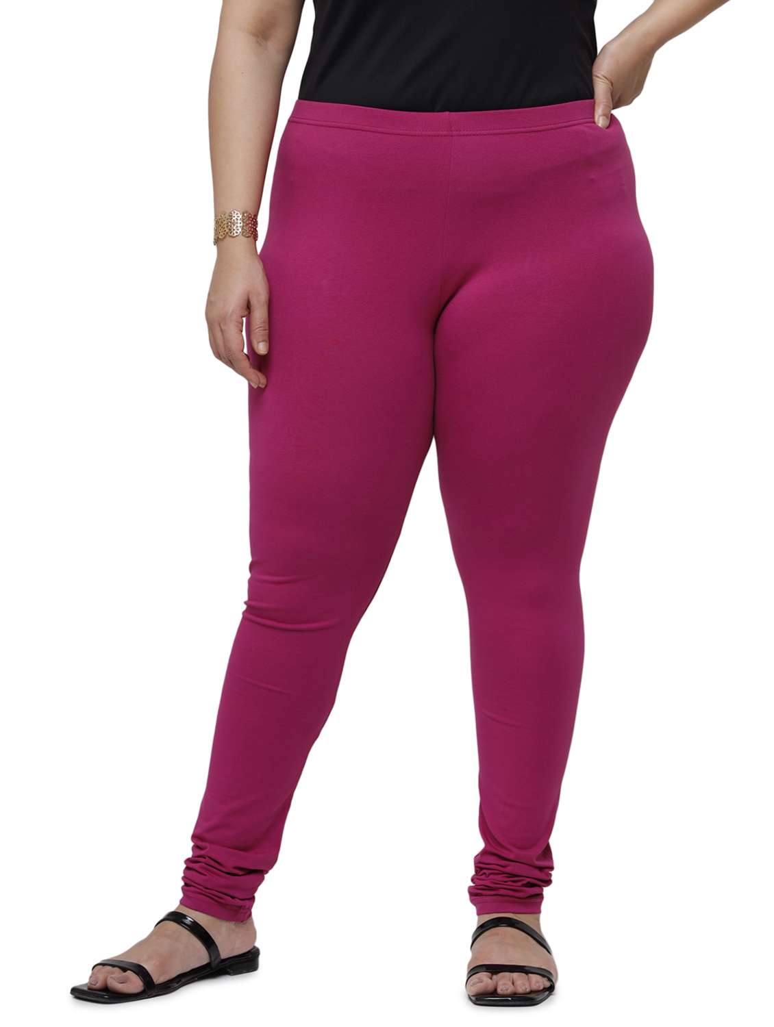 mid rise solid plus legging