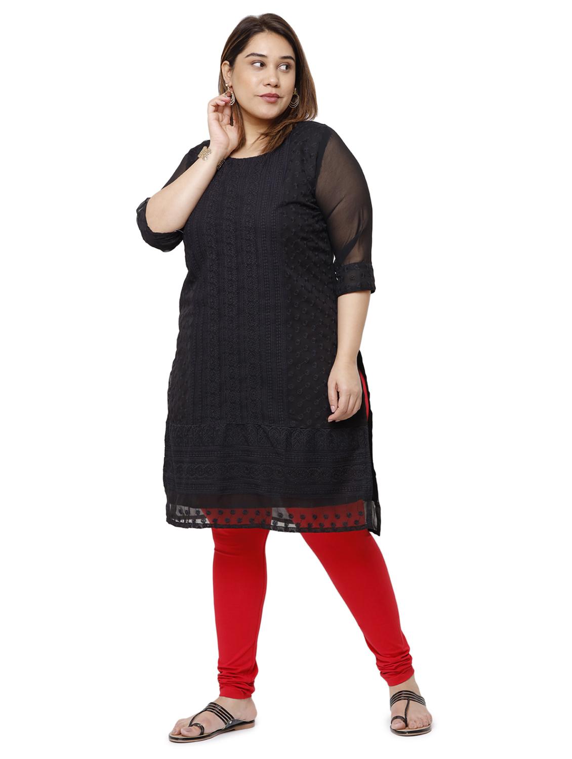 mid rise solid plus legging - 18246378 - Standard Image - 3