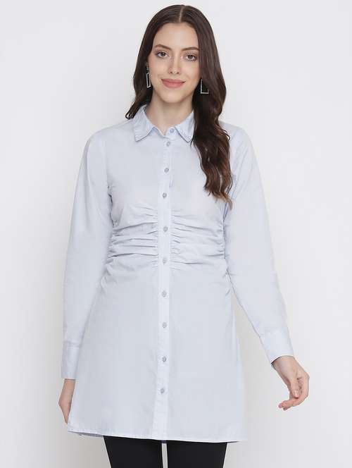 long sleeved solid top - 18246584 - Standard Image - 0