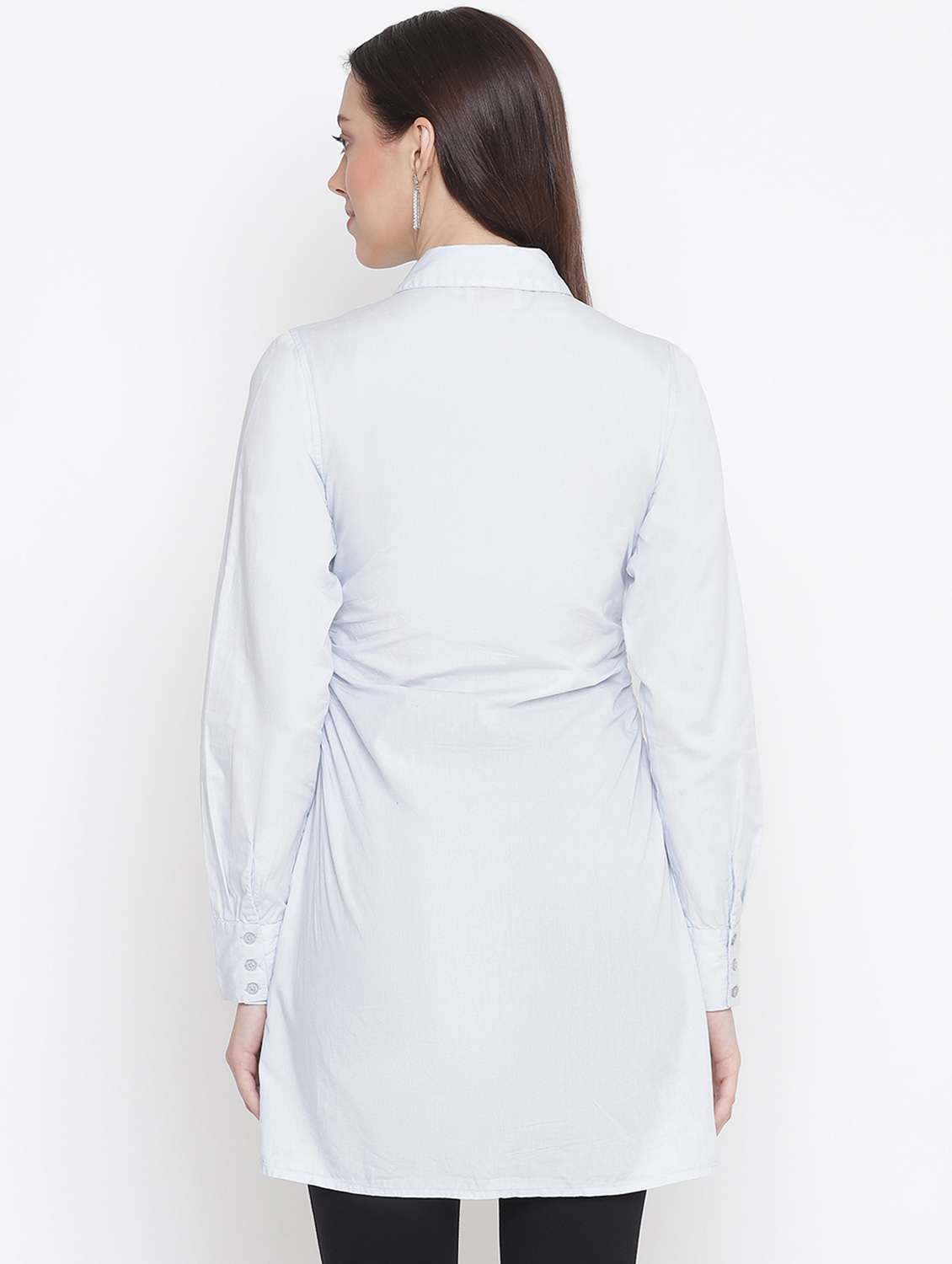 long sleeved solid top - 18246584 - Standard Image - 3