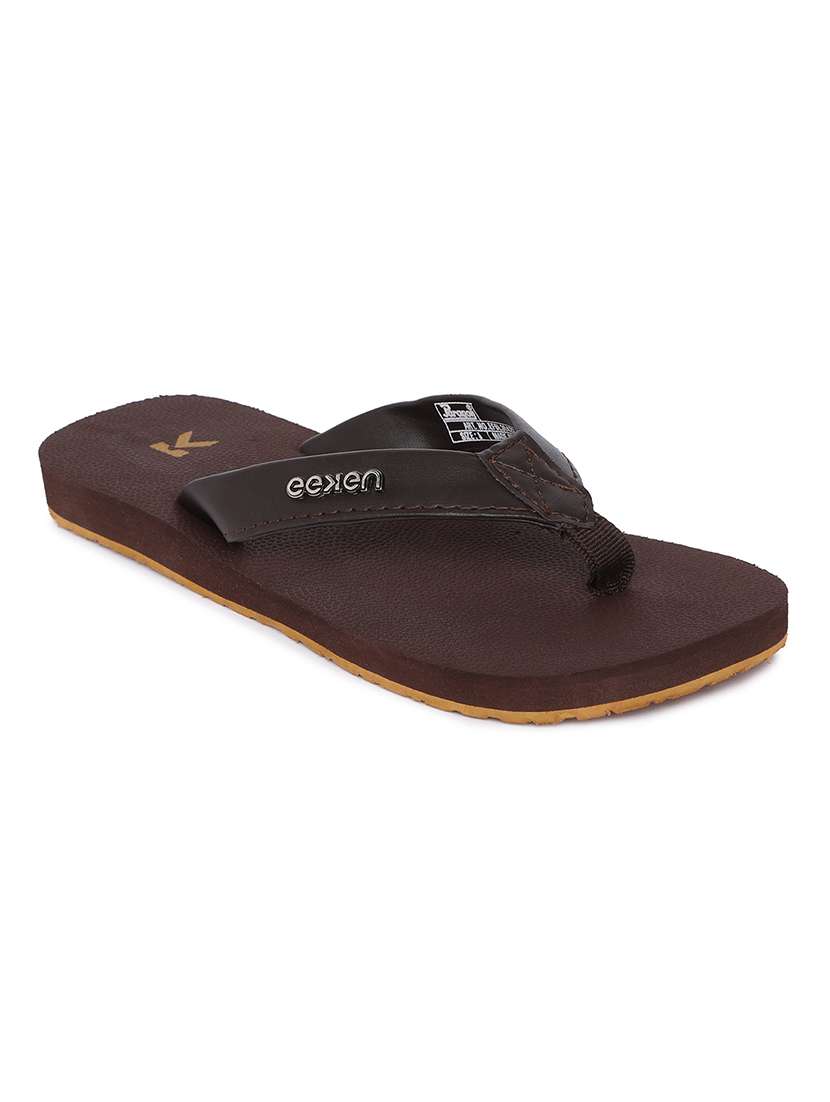 brown pvc  flip flops - 18247041 -  Zoom Image - 0