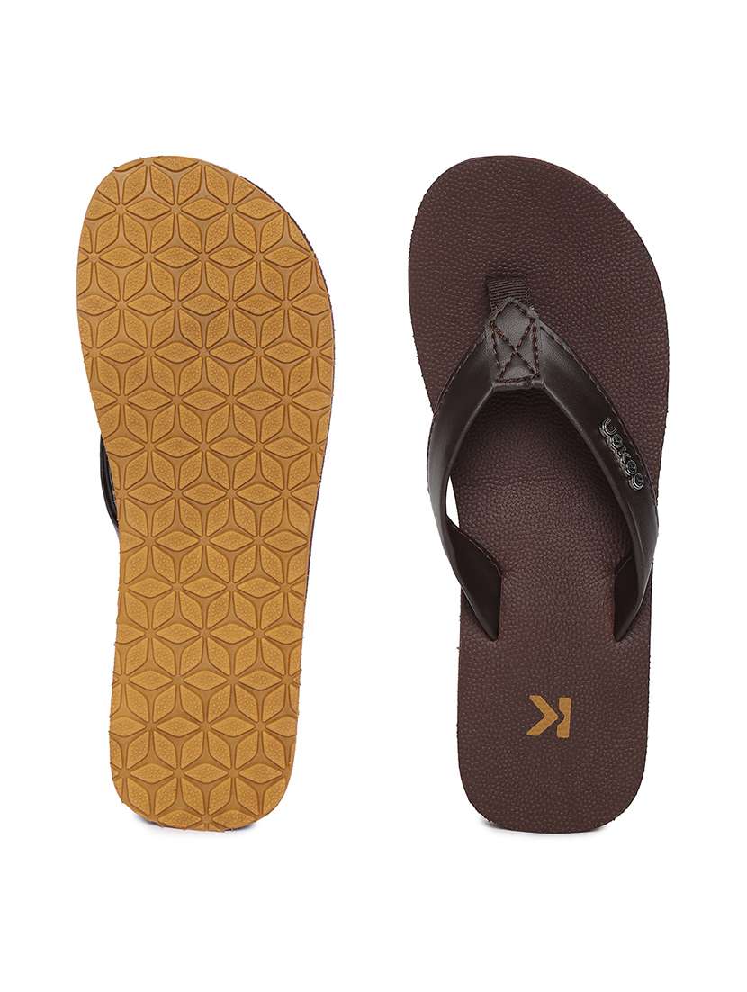 brown pvc  flip flops - 18247041 -  Standard Image - 3