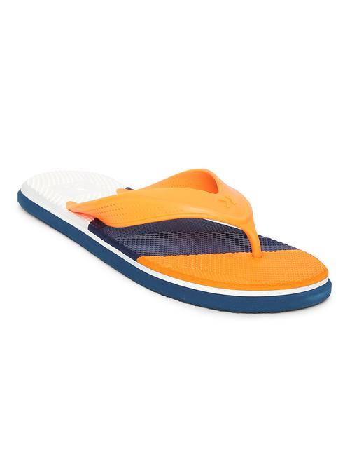 orange pvc slip on flip flops - 18247087 -  Standard Image - 0