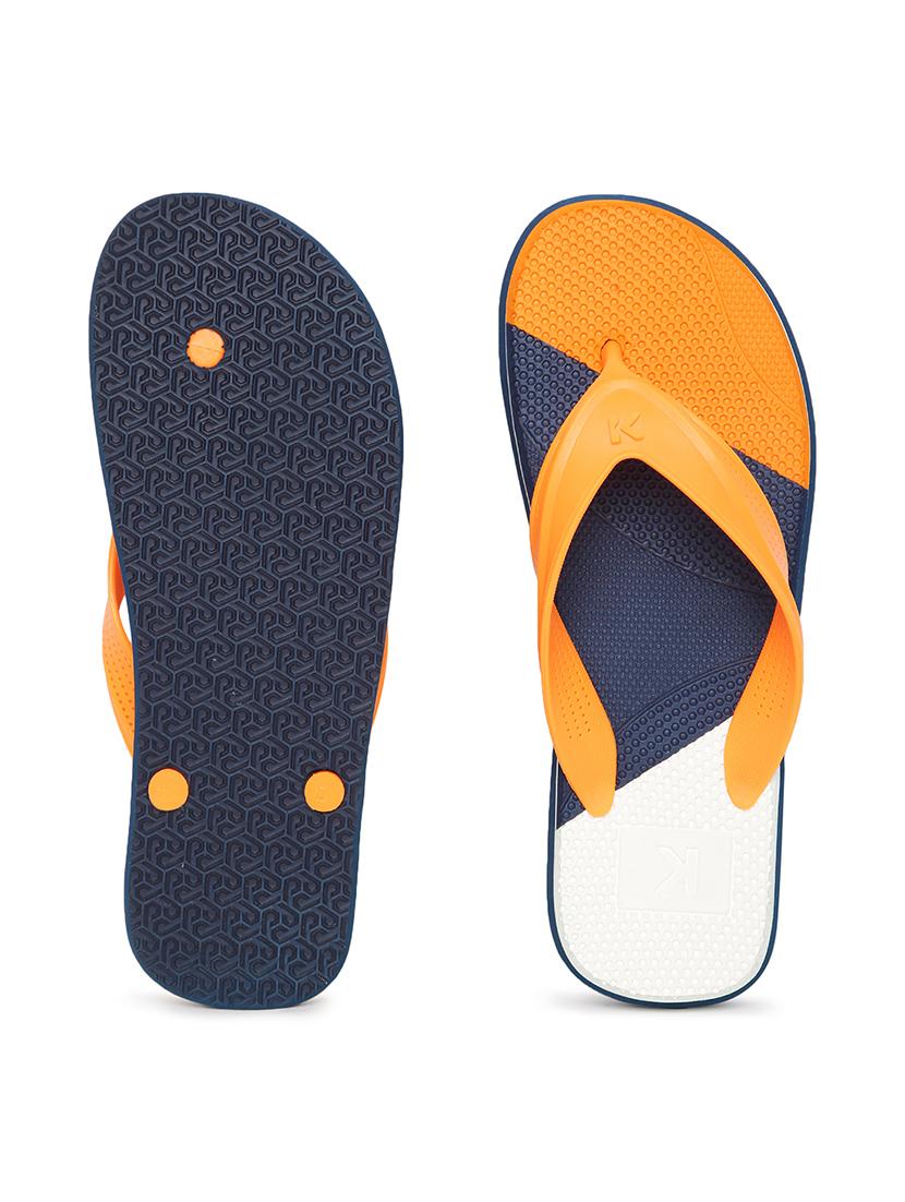 orange pvc slip on flip flops - 18247087 - Standard Image - 3