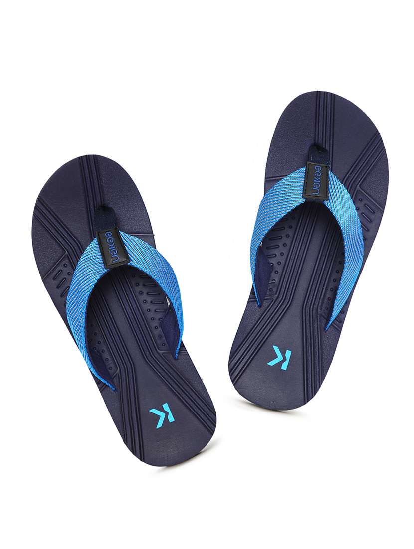 navy pvc slip on flip flops
