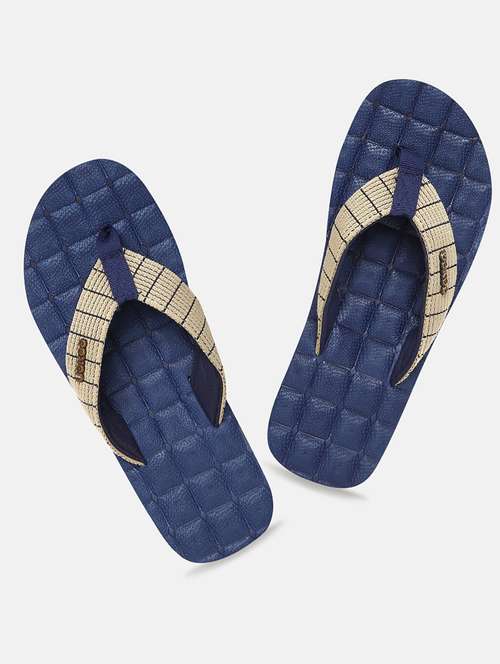 navy pvc slip on flip flops - 18247143 -  Standard Image - 0