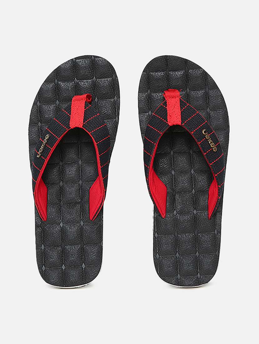 black pvc slip on flip flops - 18247144 -  Standard Image - 3