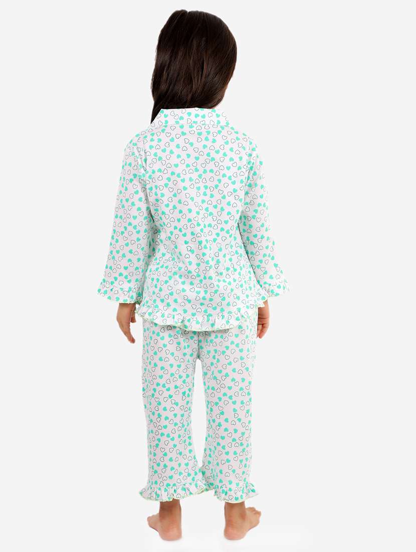 printed nightwear pajama set - 18247158 - Standard Image - 3