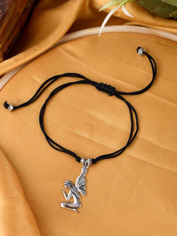 angel protection evil eye anklet - 18247446 - Zoom Image - 0